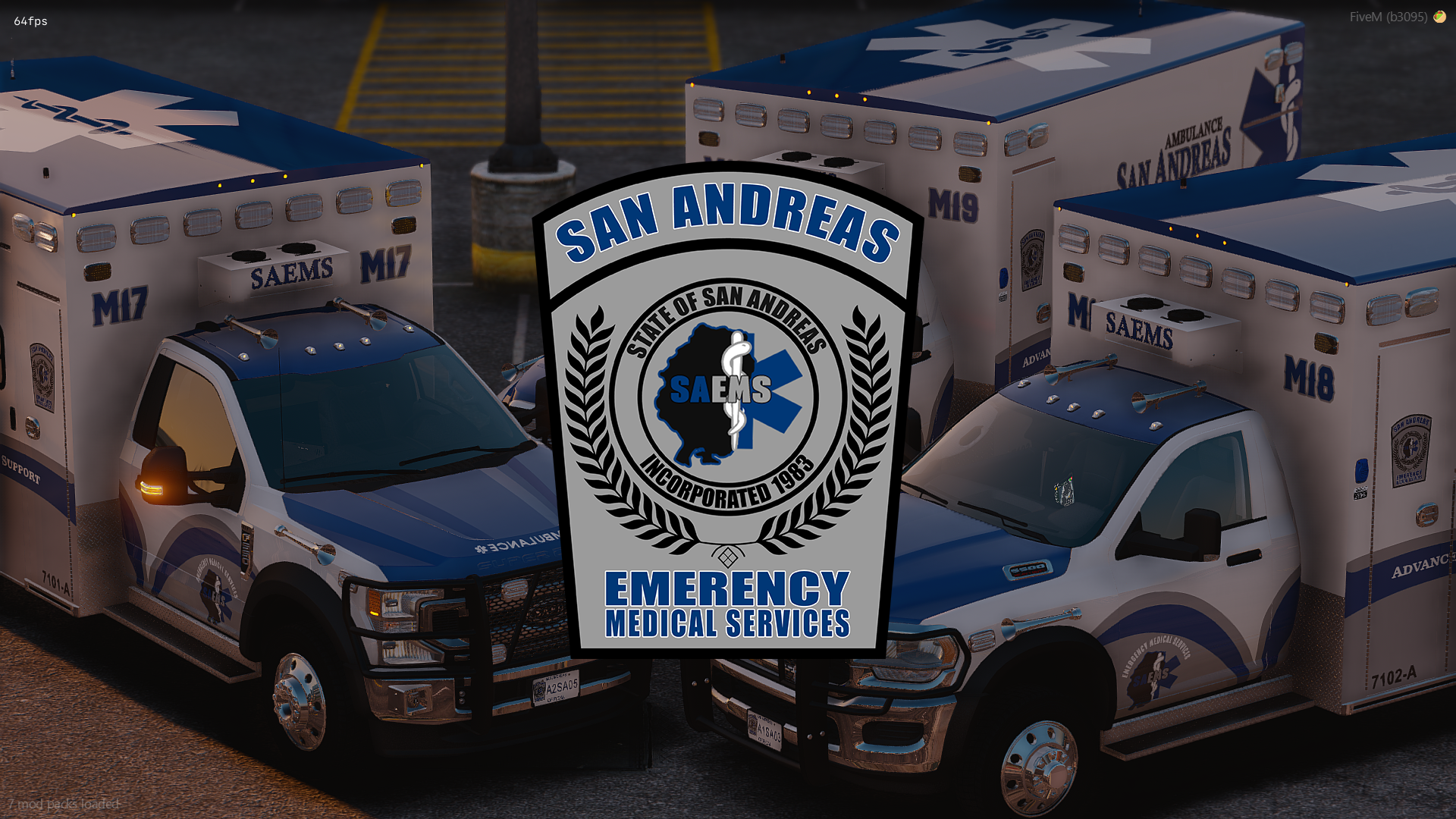 San Andreas EMS Livery Package product banner